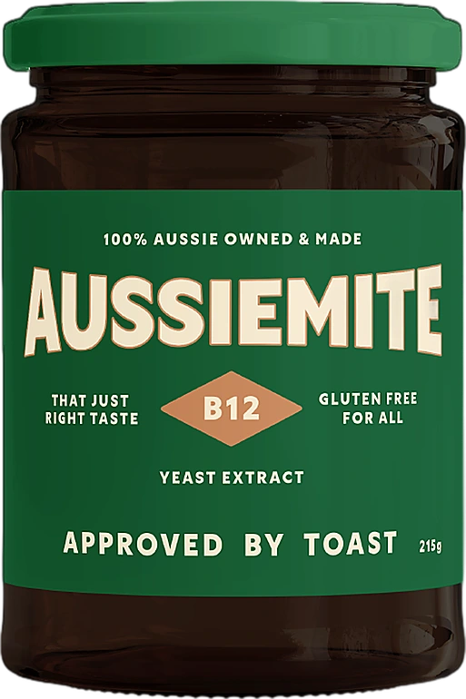 A 215 g jar of AussieMite